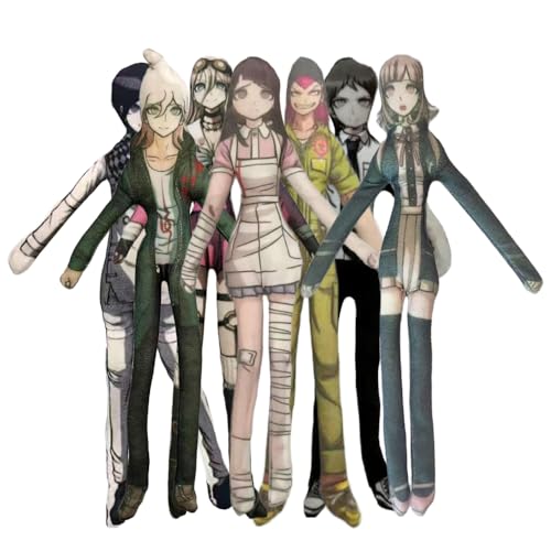 Niukaisi Anime-Figuren, Nanami-Chiaki-Plüsch-Figuren, Mikan Tsumiki, weich, gefüllt, lustiges Kissen mit beweglichen Gliedmaßen, Safa-Schreibtisch-Ornament für Fans, 28 cm, 7 Stück Niukaisi Anime-Figuren, Nanami-Chiaki-Plüsch-Figuren, Mikan Tsumiki, weich, gefüllt, lustiges Kissen mit beweglichen Gliedmaßen, Safa-Schreibtisch-Ornament für Fans, 28 cm, 7 Stück von Niukaisi