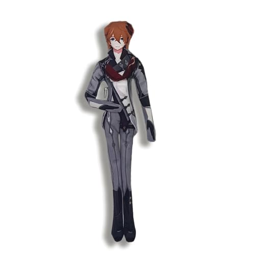 Niukaisi Anime Focalors Xiao Twistable Plush Funny Raiden Shogun/Yae Miko Abstrakte Figur Mini Piilow Kissen Anhänger mit beweglichen Gliedmaßen Ornament Dekor 30 cm von Niukaisi