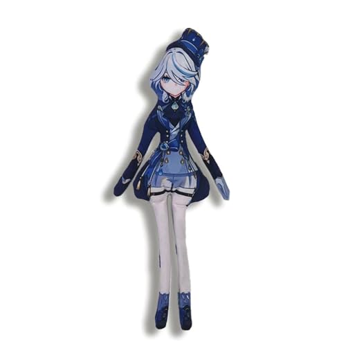 Niukaisi Anime Furina Plüsch drehbar mit beweglichen Gliedmaßen Furina Lustige Figur Mini Piilow Kissen Anhänger Abstraktes Ornament Dekor 30 cm von Niukaisi