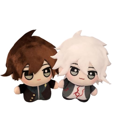 Niukaisi Anime-Plüsch-Minifiguren, Nagito Komaeda, Nanami Chiaki, Enoshima Junko, 10 cm, weiche Anhänger, Taschenanhänger, Rucksack-Dekorationen Niukaisi Anime-Plüsch-Minifiguren, Nagito Komaeda, Nanami Chiaki, Enoshima Junko, 10 cm, weiche Anhänger, Taschenanhänger, Rucksack-Dekorationen von Niukaisi