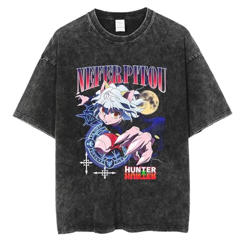 Niukaisi Anime T Shirt Gon Freecss/Killua Zaoldyeck/Kurapika/Chrollo Kurzarm Tops Unisex Manga Short Sleeve 3D-Druck Cartoon Streetwear für Herren und Damen Niukaisi Anime T Shirt Gon Freecss/Killua Zaoldyeck/Kurapika/Chrollo Kurzarm Tops Unisex Manga Short Sleeve 3D-Druck Cartoon Streetwear für Herren und Damen von Niukaisi