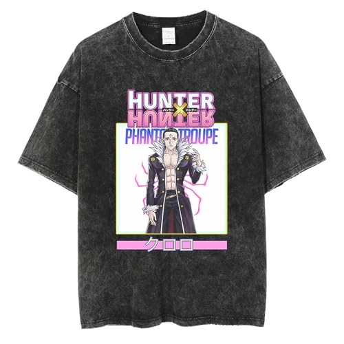 Niukaisi Anime T Shirt Gon Freecss/Killua Zaoldyeck/Kurapika/Chrollo Kurzarm Tops Unisex Manga Short Sleeve 3D-Druck Cartoon Streetwear für Herren und Damen Niukaisi Anime T Shirt Gon Freecss/Killua Zaoldyeck/Kurapika/Chrollo Kurzarm Tops Unisex Manga Short Sleeve 3D-Druck Cartoon Streetwear für Herren und Damen von Niukaisi