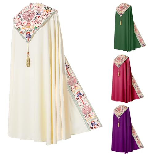 Niukaisi Arabischer Umhang, Kostüm, Cosplay, Mittelalter, arabischer Hof, Umhang, Anzug, Halloween, Gothic, Kirche, Priester, Klerus, Umhang, Kostüm, Westen, Robe, Unisex Niukaisi Arabischer Umhang, Kostüm, Cosplay, Mittelalter, arabischer Hof, Umhang, Anzug, Halloween, Gothic, Kirche, Priester, Klerus, Umhang, Kostüm, Westen, Robe, Unisex von Niukaisi