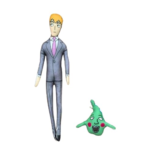 Niukaisi Dimpl/Kageyama Shigeo Plüsch Reigen Arataka Figur Anime Weich Gefülltes Lustiges Kissen mit beweglichen Gliedmaßen Lustige Geschenke für Fans von Niukaisi