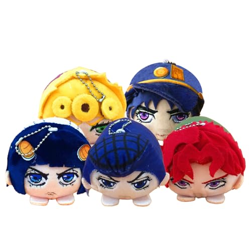 Niukaisi Giovanna Bruno Bucciarati Plüsch-Kakyoin Noriaki, 10 cm, Anime-Taschen-Anhängerkissen, PP-Baumwolle, weich, gefüllt, Heimschmuck von Niukaisi