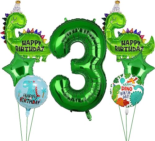 Dino Geburtstag Deko 3 Jahre, Geburtstag Deko 3 Jahre Junge, Dino Geburtstag Deko, Dino Ballon, Dino Luftballons Geburtstag 3, Dino Luftballons, Dino Party Kindergeburtstag von Niumowang