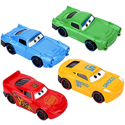 Mini Spielzeug Auto, 4 Pack Spielzeugauto，Spielzeug Auto, kreatives Spielzeugauto für Kinder, Mini Cars Autos, Spielzeugautos Set, Theme Party Dekoration, Tortendekoration, Geburtstagsgeschenk (4PCS) von Niumowang