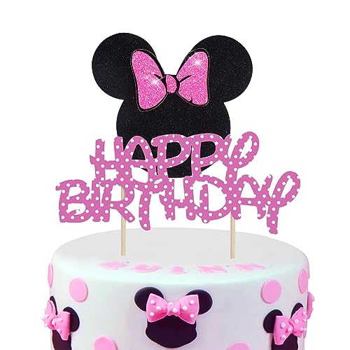 Mouse Tortendeko, Cake Topper, Kuchen Deko Geburtstag, Cake Topper, Torte Topper Kinder, Kuchendeko Happy Birthday Girlande für Kindergeburtstag Party Mouse Tortendeko, Cake Topper, Kuchen Deko Geburtstag, Cake Topper, Torte Topper Kinder, Kuchendeko Happy Birthday Girlande für Kindergeburtstag Party von Niumowang