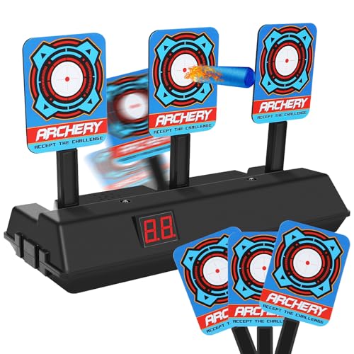 Zielscheibe für Nerf Pistole, Auto-Reset Elektro-Schießscheiben, Auto-Reset Digitale Ziele Spielzeug, Geschenke Spielzeug für 6-14 Jahre Kinder Junge Geburtstagsgeschenke, Ostergeschenkes Zielscheibe für Nerf Pistole, Auto-Reset Elektro-Schießscheiben, Auto-Reset Digitale Ziele Spielzeug, Geschenke Spielzeug für 6-14 Jahre Kinder Junge Geburtstagsgeschenke, Ostergeschenkes von Niumowang