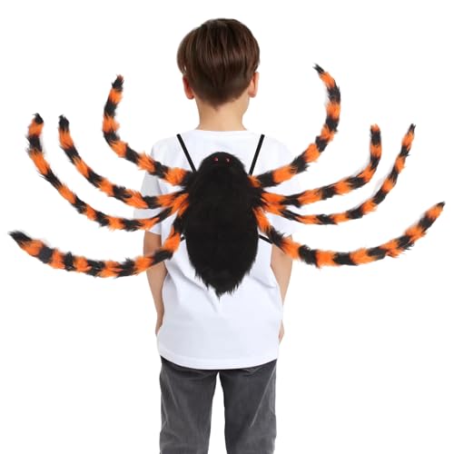 Niuoppy Spinnenflügel Kinder mit Tasche, Neuheit Spinnenflügel Kostüm für Kinder, Halloween Verkleidung Kostüm (Stil 2) von Niuoppy