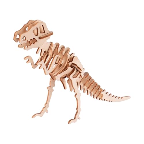 3D-Rätsel | Dinosaurier-Rätsel 3D Für Kinder | Brain Teaser Puzzles Pädagogisches STEM-Spielzeug Für Erwachsene Und Kinder, Um Sicheres Einfaches Stanzen Aus Zu Bauen von Nixiara