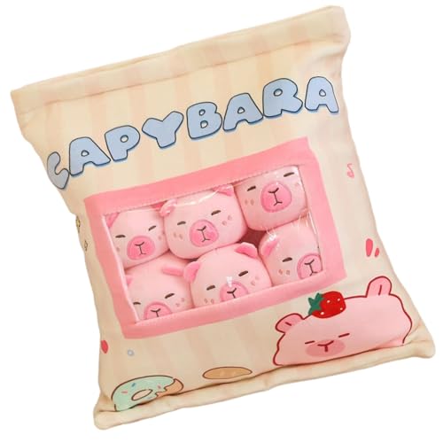 Abnehmbare Tasche Mit Snackkissen - Sank Throw Pillow | Capybara Wurfkissen, Niedliches Cartoon -Plüsch -Spielzeugkissen Mit 6 Capybara Für Die Heimdekoration Abnehmbare Tasche Mit Snackkissen - Sank Throw Pillow | Capybara Wurfkissen, Niedliches Cartoon -Plüsch -Spielzeugkissen Mit 6 Capybara Für Die Heimdekoration von Nixiara