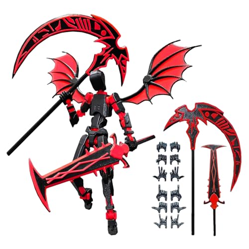 Coole Action -Figuren - Pose Toys, 3D -Figuren | Verwendet Weit Verbreitete, Bewegliche Gedruckte Statuen Für Kinder -Desk -Setup, Sammelbare Charaktere Für Vitrine Case, Geburtstagsregal Geschenk Für von Nixiara
