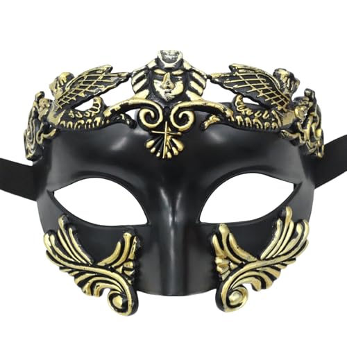Cosplay Mittelalterlicher Gesichtsschutz - Fantasy Warrior Shield, Gotische Kostümmaske | Altes Thema Kopfbedeckung Für Halloween, Historische Feierlichkeit, Herrenveranstaltung, Kulturelle Festliche von Nixiara
