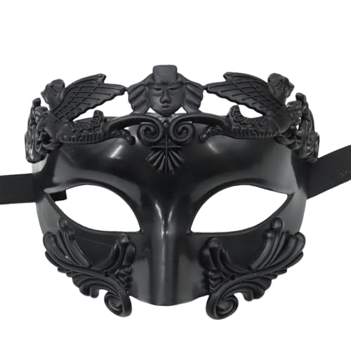 Cosplay Mittelalterlicher Gesichtsschutz - Fantasy Warrior Shield, Gotische Kostümmaske | Altes Thema Kopfbedeckung Für Halloween, Historische Feierlichkeit, Herrenveranstaltung, Kulturelle Festliche von Nixiara