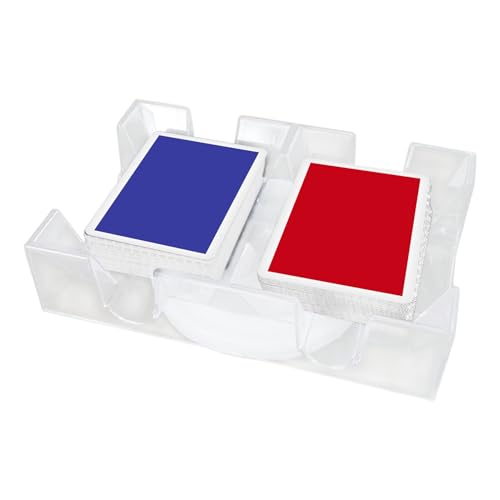 Kartenhalter Zum Spielen Von Karten, Clear -Spielkartenschalen Dek -Kartenhalter - Praktische Und Robuste Drehfachkartenhalter Für Poker -Tische -Party -Spielkarten -Tablett, Clear Playing Card T von Nixiara
