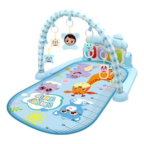 Kid Piano Mat Kick And Play - Klavier -Fitness -Kick -Spiele - Spielen Sie Klavierkind -Aktivitäts -Fitnessstudio Mit Musik Und Lichtern, Klavier -Fitnessstudio Early Development Kid Play Matte Kid Pi von Nixiara