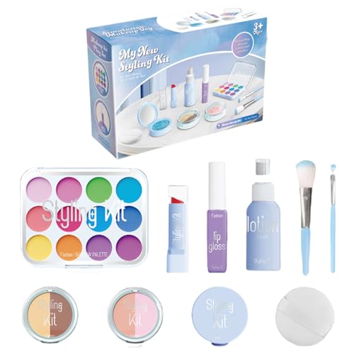 Make -up Spielen | 10pcs Make -up -Spielset | Kinder Tun Vor, Spielen Make -up -Set Für Kleine Mädchen, Gefälschtes Spielzeug -Make -up -Set Für Kinder Girls Tun Make -up Kit Für Mädchen | 10 Klei von Nixiara