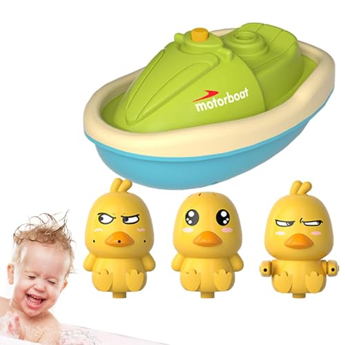 Nixiara Baby Duck Bath Toy, Duck Bath Sprinkler, Duck Springer, Wasserspielzeug-Set – Autosprice Fun STEM Toy Fine Motor Game für und Mädchen ab 18 Monaten von Nixiara