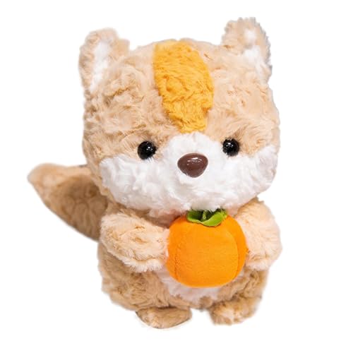 Nixiara Cartoon Tier Doll, Plüschtier – Cartoon Decure Collection aus der Kollektion Eichhörnchen Fox Squirrel – lebendige Farben, Begleiter für Spielzimmer, Sofa, von Nixiara