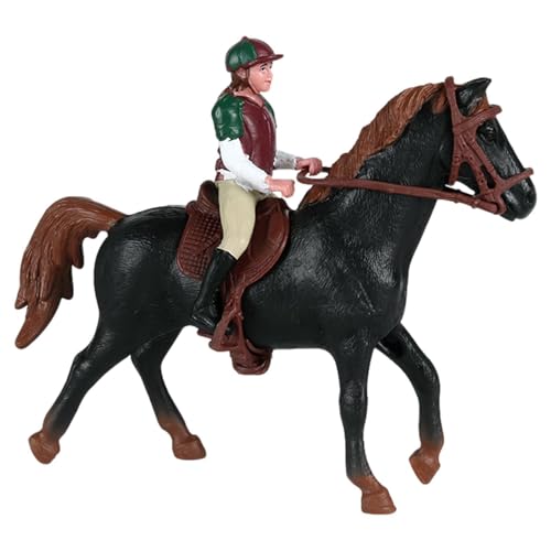Nixiara Cowboy Horse Figur – Modell mit realistischem Reitspielzeug, handbemalte Tierskulptur | Farm Ranch-Display-Figur, Lerngeschenk für Kinder, Nixiara Cowboy Horse Figur – Modell mit realistischem Reitspielzeug, handbemalte Tierskulptur | Farm Ranch-Display-Figur, Lerngeschenk für Kinder, von Nixiara