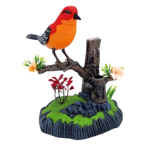 Nixiara Elektronischer Vogel, niedlicher Stifthalter mit Piaulierung, bewegliches Vogel, realistisches Aussehen, für Ostern, Weihnachten, Schule, Küche, Schlafzimmer, Wohnzimmer, Büro Nixiara Elektronischer Vogel, niedlicher Stifthalter mit Piaulierung, bewegliches Vogel, realistisches Aussehen, für Ostern, Weihnachten, Schule, Küche, Schlafzimmer, Wohnzimmer, Büro von Nixiara