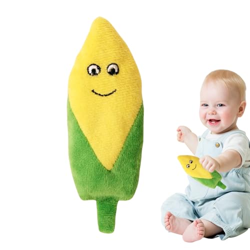 Nixiara Entspannendes Spielzeug für Babys zum Schlafen, Maisplüsch, waschbar, interaktiv, mit Bohnenkeimung, für Nickerchen und Nächte, beruhigend von Nixiara