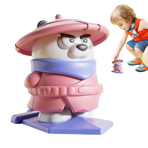 Nixiara Kleintier-Wed-up-Spielzeug, Cartoon Uhrwerk Spielzeug - Kinder Cartoon Panda Model,Strumpfstocker mit glatten Kanten für Arbeitsbereich, Außenreisen, Zuhause, Schule, Schlafsaal von Nixiara
