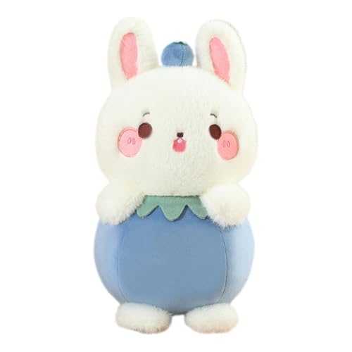 Nixiara Plüschtier Kaninchen, niedlich, weiches Plüschtier, Kuschelständer, Schlafzimmerdekoration, Kuschelkissen für von Nixiara
