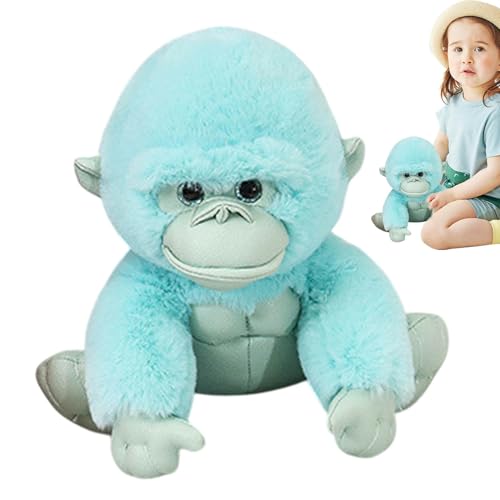 Nixiara Plüschtiere, Spielzeug | Plüschtier, großer Affe, hyperrealistisch, 7,87 Zoll | Gibbon Monkey Plüsch, Kuschelspielzeug, Tierkissen für Erwachsene, , Mädchen von Nixiara