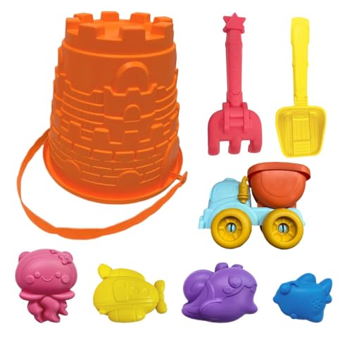 Nixiara Strandsandspielzeug Kit - Strandeimer Und Spatenspielzeug, Strandspielzeug Sandgrubenspielzeug | Tragbare Sandkastenschloss Vorräte Für Freunde, Kleinkind, Mädchen, Familie Nixiara Strandsandspielzeug Kit - Strandeimer Und Spatenspielzeug, Strandspielzeug Sandgrubenspielzeug | Tragbare Sandkastenschloss Vorräte Für Freunde, Kleinkind, Mädchen, Familie von Nixiara