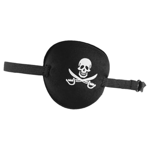 Skeleton Eye Patch - Dark Shield, Elastic Wrap | Leichte Kostümmaske, Einstellbarer Augenschutz Für Rollenspiele, Karneval -Look, Kinderkleid, Halloween -Partybekleidung, Cosplay -Accessoire -Gebrauch Skeleton Eye Patch - Dark Shield, Elastic Wrap | Leichte Kostümmaske, Einstellbarer Augenschutz Für Rollenspiele, Karneval -Look, Kinderkleid, Halloween -Partybekleidung, Cosplay -Accessoire -Gebrauch von Nixiara