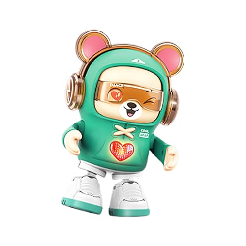 Tancing Bear Toy - Animationsspielzeug, Tonfigur | Light-up Bear Roboter Für Kinder 3 Jahre+, Unterhaltsames Spielzeug Mit Melodien Für Schlafzimmer-Display, Musik-Performance-Geschenk, Vorschulkinder Tancing Bear Toy - Animationsspielzeug, Tonfigur | Light-up Bear Roboter Für Kinder 3 Jahre+, Unterhaltsames Spielzeug Mit Melodien Für Schlafzimmer-Display, Musik-Performance-Geschenk, Vorschulkinder von Nixiara