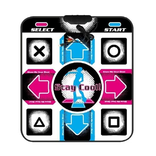 USB -Tanzmatte - Kinder Tanzpad, Rhythmusspielmatte | Umfangreiche Verwendung Interaktiver Stufenspiel-Bodenpolster Für Mädchen, Bildungskoordinationstrainer, Musikalische Lichtaktivität Für Be von Nixiara