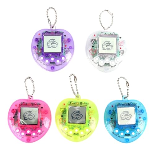 Zufällige Farb Virtuelle Haustier - Eier Haustiere Spielzeug, LED Display Spielzeug | Pocket Interactive Animal Game, Electronic Animals -Gerät Für Kinder Mädchen, Klassisch von Nixiara