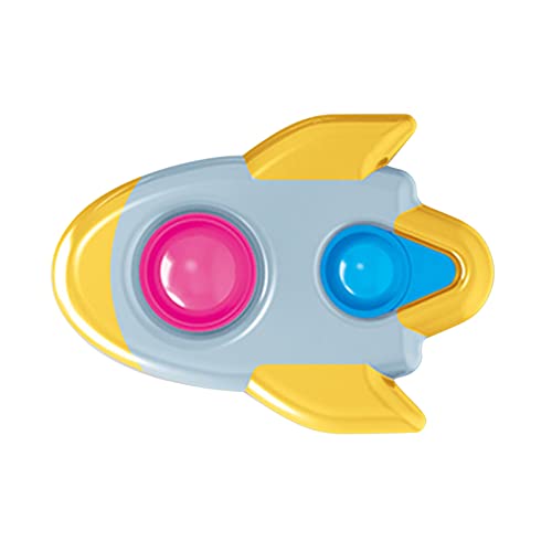 Nixieen Bubble-Pop-Spiel, Raketenform, schnelles Push-Bubble-Spiel, Pop-Fidget-Spielzeug zur Verbesserung der Fähigkeiten, langlebiges Stressabbau-Spielzeug mit kreativem Design, Popping-Bubbles-Spiel von Nixieen