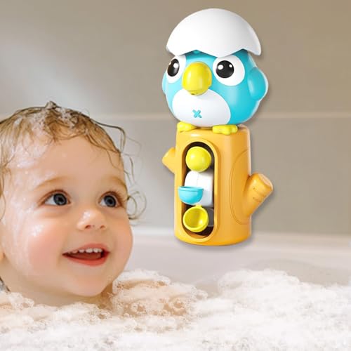 Njidher Badewannenspielzeug Für Kinder - Mit Saugnapf für die Badewanne Wasserspiel Spielzeug | Mit Drehfunktion Für Zuhause Reisen Und Pool von Njidher