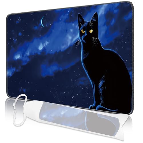 MTG Spielmatte, 24" x 14" MTG TCG Spielmatte mit genähten Kanten HD Druck Spielmatte für Kartenspiele Anti-Rutsch Gaming Spielmatte mit Aufbewahrungstasche Katze Kampfspielmatte MTG Spielmatte, 24" x 14" MTG TCG Spielmatte mit genähten Kanten HD Druck Spielmatte für Kartenspiele Anti-Rutsch Gaming Spielmatte mit Aufbewahrungstasche Katze Kampfspielmatte von Nkddert