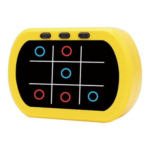 Handheld Puzzle Game Console, Portable Electric Chessboard, Table Brainteaser Educational Toy, Strategy Board Game for Birthday and Holiday, Yellow, 9x14x5cm Handheld Puzzle Game Console, Portable Electric Chessboard, Table Brainteaser Educational Toy, Strategy Board Game for Birthday and Holiday, Yellow, 9x14x5cm von Nkmujil
