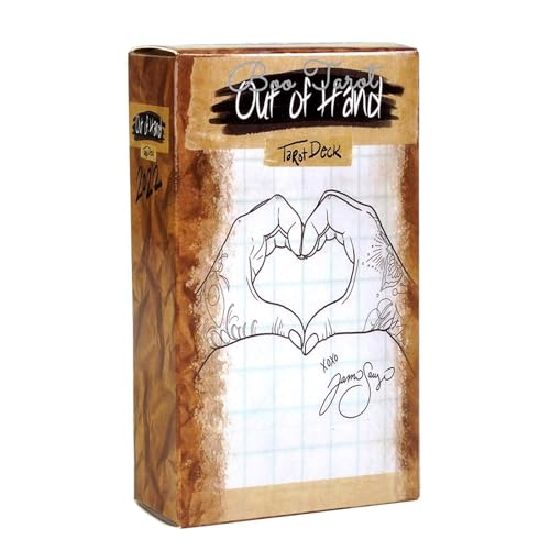 Mysterious Divination Deck, 78-teiliges Tarot, englisches Orakel-Karten-Set, 10,5 × 7 × 3 cm, Wahrsagerei und lustiges Tischkartenspiel für Einsicht und spirituelle Führung von Nkmujil