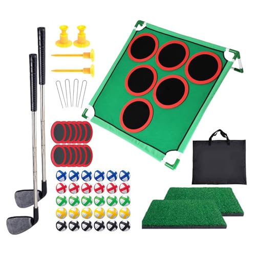 Nkmujil Golf Game, Golfs Chipping Games Play Set, Interactive Funny Toy, Hand-Eye Coordination Trainer Portable for School, Boys, Girls, Indoor Fun, Family Bonding, Parties, 38x13x26cm Nkmujil Golf Game, Golfs Chipping Games Play Set, Interactive Funny Toy, Hand-Eye Coordination Trainer Portable for School, Boys, Girls, Indoor Fun, Family Bonding, Parties, 38x13x26cm von Nkmujil