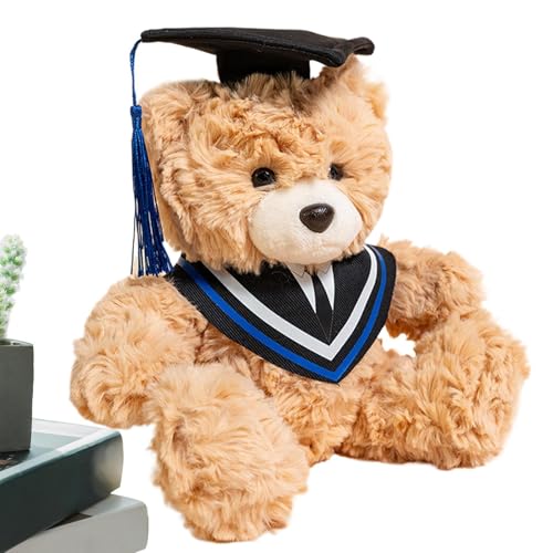 Nkmujil Graduation Bear, Stuffed Animal Keepsake, Plush with Cap and Gown, Commemorative Gift Decoration for College Students, Friends, Dorm Room, 2025 Graduation, 9.84x7.87x5.91 inches Nkmujil Graduation Bear, Stuffed Animal Keepsake, Plush with Cap and Gown, Commemorative Gift Decoration for College Students, Friends, Dorm Room, 2025 Graduation, 9.84x7.87x5.91 inches von Nkmujil