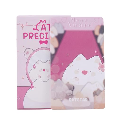 Nkmujil Katzen-Tarotkarten, mystisches Tarot-Deck für Party, Desktop-Wahrsager-Set, tragbare Wahrsagerkarten für Familientreffen und Picknick (10,3 x 6 cm) von Nkmujil