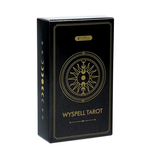 Nkmujil Oracle Tarotkarten, 78 Karten Schicksals-Wahrsagungsdeck, Mystisches Orakel-Set, spirituelle Lesungen und Party-Unterhaltung, kompakt und tragbar (10,3 x 6 cm) von Nkmujil