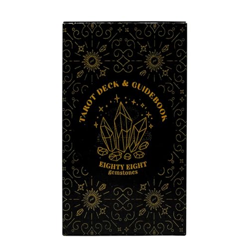 Nkmujil Tarot-Orakelkarten, 78 Karten Vollenglische Ausgabe, 88 Edelsteine Tarot-Deck, psychologische Orakelkarte, mystisches Wahrsagungswerkzeug für zukünftige und vergangene Einblicke Nkmujil Tarot-Orakelkarten, 78 Karten Vollenglische Ausgabe, 88 Edelsteine Tarot-Deck, psychologische Orakelkarte, mystisches Wahrsagungswerkzeug für zukünftige und vergangene Einblicke von Nkmujil