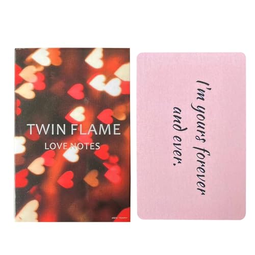 Nkmujil Twin Flame Love Notes Tarot, romantische Orakelkarten, 5,7 x 8,9 cm, emotionales Verbindungsdeck für Schicksalswahrsagung, Beziehungseinblicke und Wahrsagerei Nkmujil Twin Flame Love Notes Tarot, romantische Orakelkarten, 5,7 x 8,9 cm, emotionales Verbindungsdeck für Schicksalswahrsagung, Beziehungseinblicke und Wahrsagerei von Nkmujil
