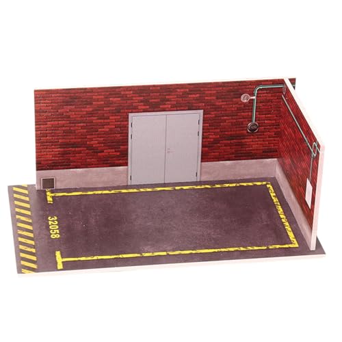 Spielzeugauto-Parkszene, 1/32 Maßstab Auto-Display, Druckguss-Autozubehör, Auto-Modell-Parkplatz, Spielzeug-Auto-Display-Garage, Automobile-Modell-Display für Zuhause, Bücherregal, Schreibtisch Spielzeugauto-Parkszene, 1/32 Maßstab Auto-Display, Druckguss-Autozubehör, Auto-Modell-Parkplatz, Spielzeug-Auto-Display-Garage, Automobile-Modell-Display für Zuhause, Bücherregal, Schreibtisch von Nkmujil