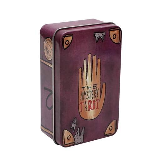 Tarot Cards Divination, Portable 78-Sheet Full-English Version Oracle Inspiration Card, Learn Tarots Deck Mysterious, Ideal for Parties and Personal Insight 4.33x2.64x1.57 Inch von Nkmujil