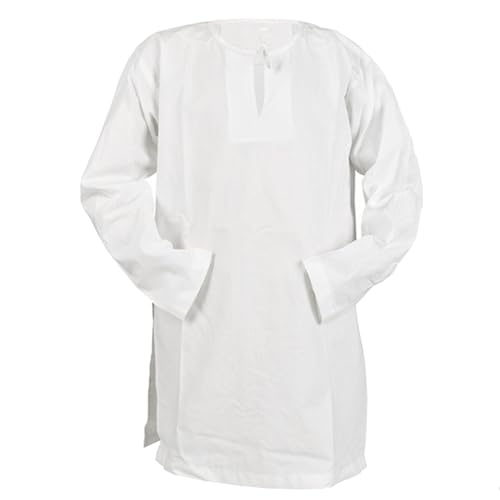 Nlaayong Mittelalterhemd Kinder, langärmlig, Ritterhemd Mittelalter Mit Gürtel Fasching Halloween-Kostüme von Nlaayong