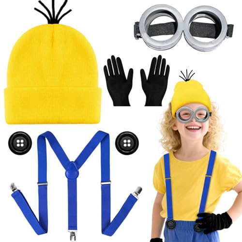 NlsqEU 5 PCS Kostüm Set für Cosplay, Halloween Kostüme für Erwachsene Kinder Karneval Kostüm Zubehör Mütze Handschuhe Set NlsqEU 5 PCS Kostüm Set für Cosplay, Halloween Kostüme für Erwachsene Kinder Karneval Kostüm Zubehör Mütze Handschuhe Set von NlsqEU